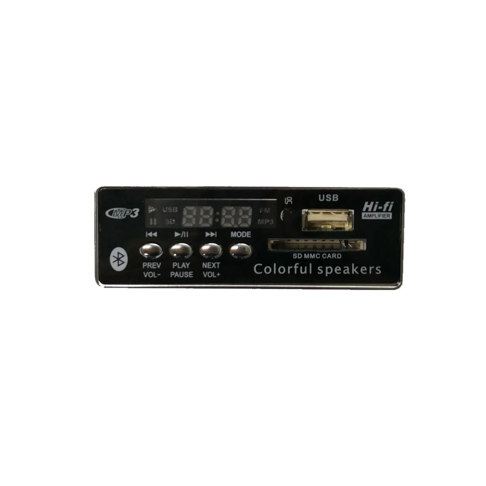 With SD MMC USB FM Bluetooth MP3 Decoder Module