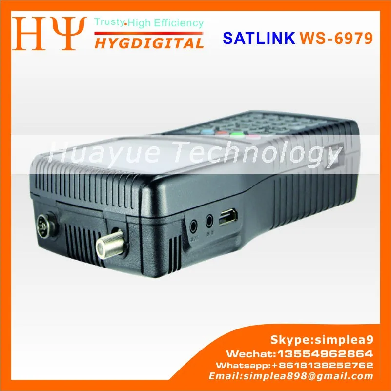Satlink WS-6979 DVB-S2 + DVB-t2 спутниковый finder метр WS-6979