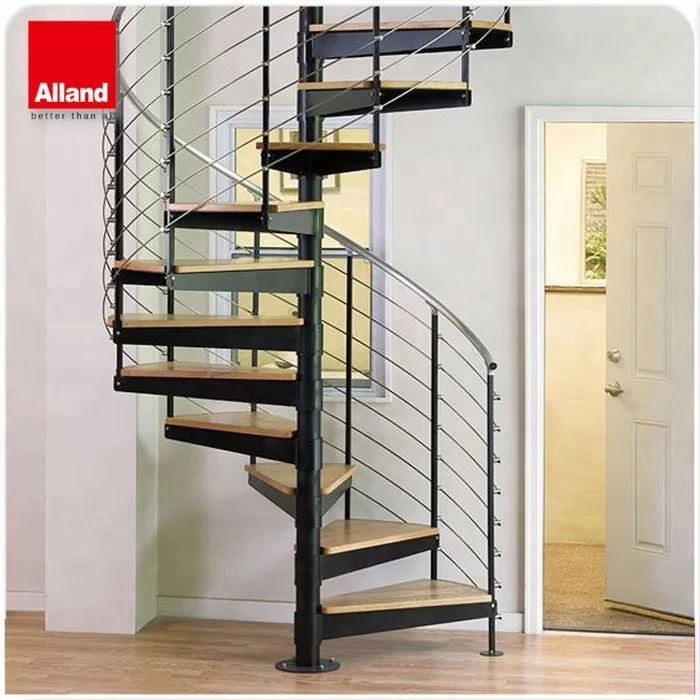 Modern Durable Stair Design Steel Wood Spiral Staircase For Small Spaces Buy Spiral Stairs Modern Stairs Stairs For Small Spaces Product On Alibaba Com