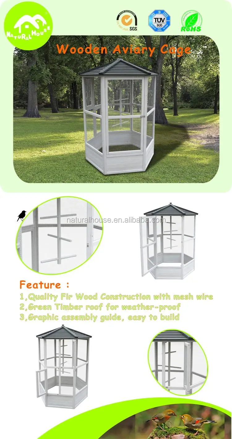 Outdoor Bird Aviary Wooden Large Bird Cage For Sale Buy Bird Cage For