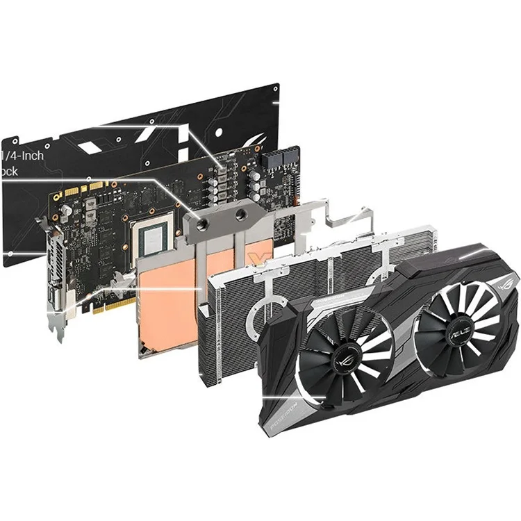 Used ASUS GeForce GTX 1080 TI Graphics Card - GDDR5X 11GB PCI