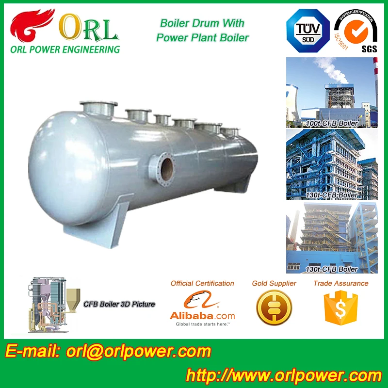 Электростанции котел на твердом топливе котла углеродистой стали ЛОР Питания ISO9001 сертификации