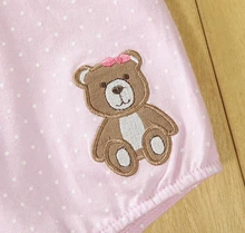 baby rompers unisex baby clothing summer cotton boys girls baby triangle Rompers Fruit bear Teddy newborn