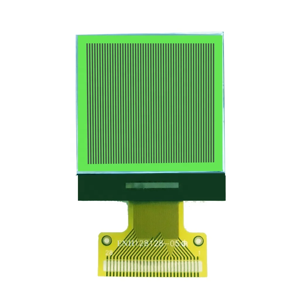 
 Пользовательский модуль COG символьный графический 128x128 пикселей ЖК-дисплей для USB с желто-зеленым фоном  