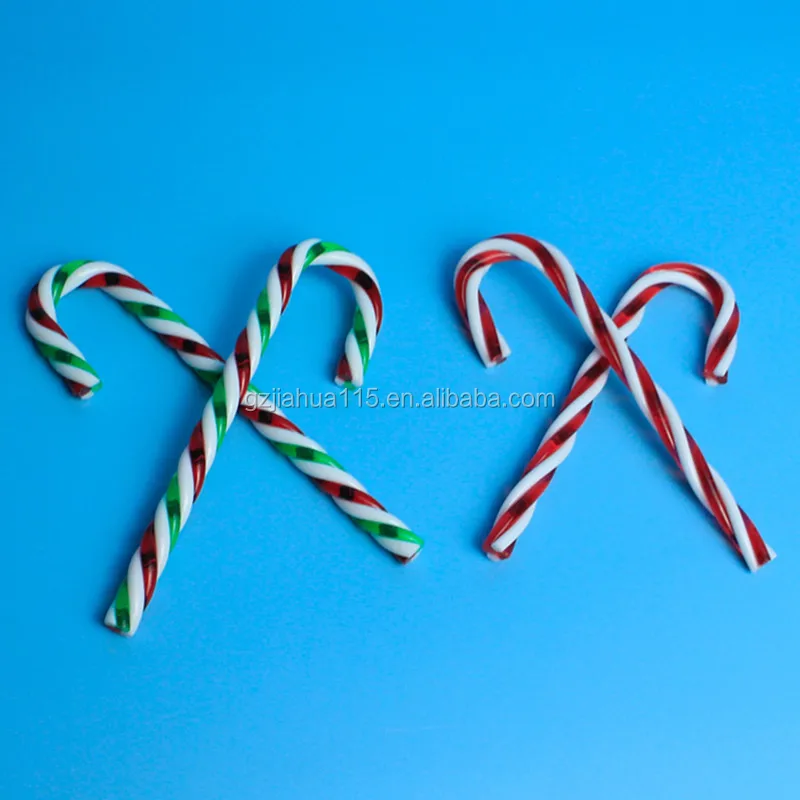 Рождественский костыль из пластика с узором карамельной трости и висячие украшения Рождественская трость аксессуары висит для рождественской вечеринки