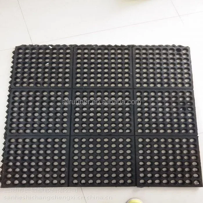 Anti-Fatigue Interlocking Rubber Hollow Mat - China Rubber