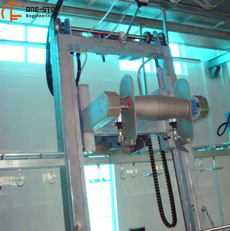 Sheep skin peeling machine sheep slaughterhouse