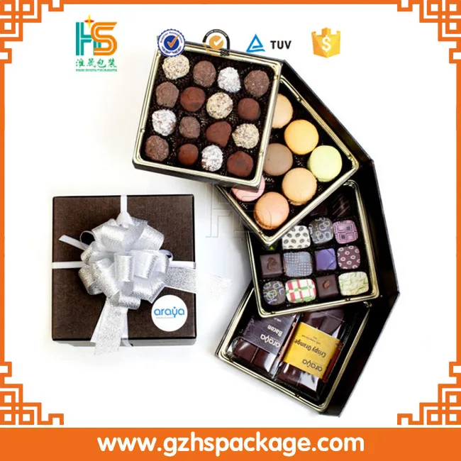 Рекламные дешевой цене декоративные шоколад box/candy box/картонная коробка