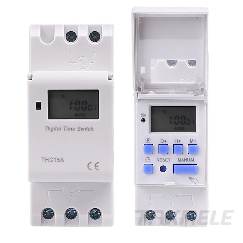 Electronic LCD Digital Switch Weekly Programmable Relay Switch Timer Controller 