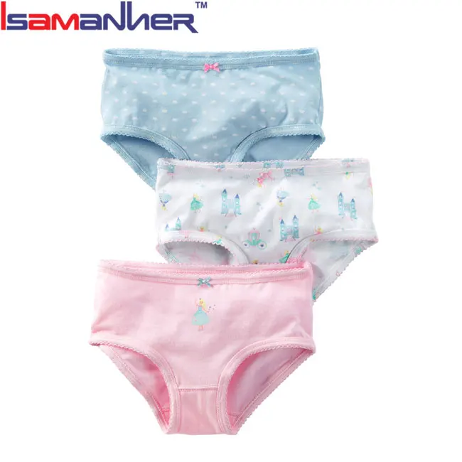 Цена завода дышащий милый мультфильм дети девушка нижнее белье