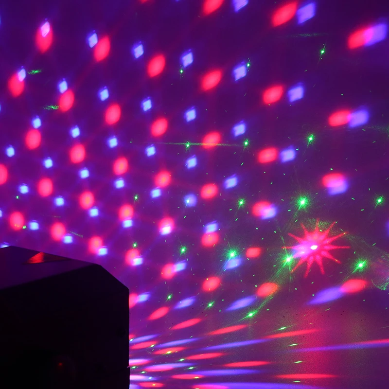 16 Patterns 16 in 1 Led Laser Magic Ball with Remote Control for Hotel Use Voice Control