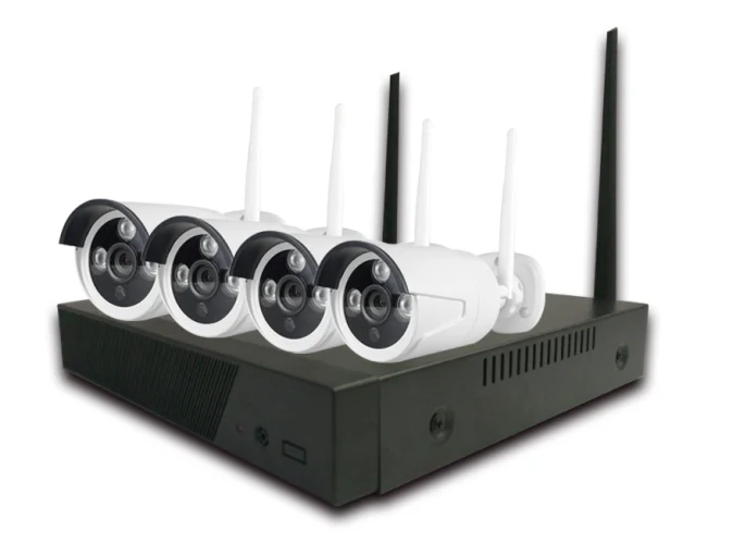 4CH CCTV Camera System 1080P WiFi Nvr Kit Camera Wireless WiFi Ip Camera Nvr Kit