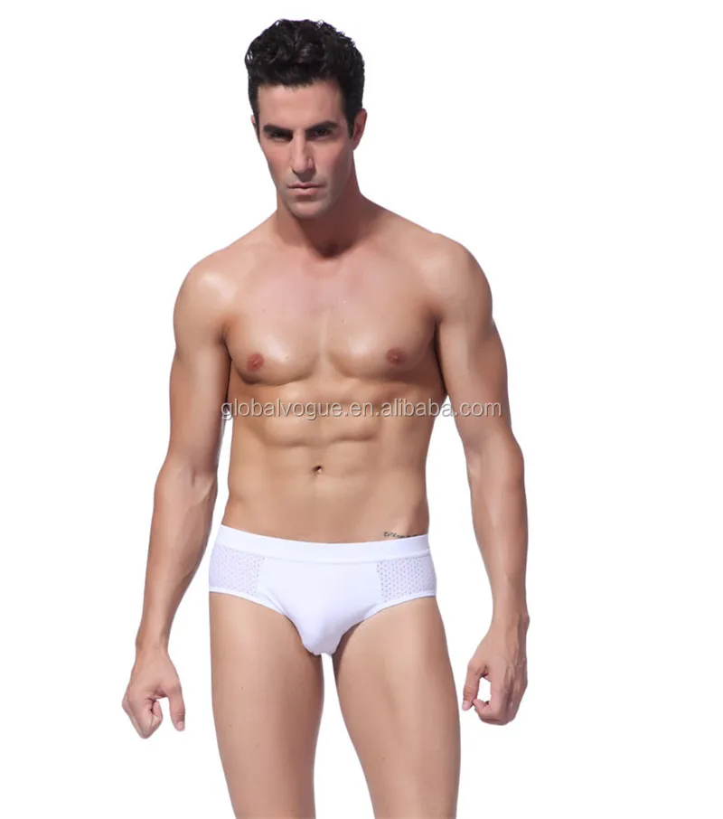 Wholesale Bamboo Fiber Mens Underwear Antibacterial Breathable U Convex Design Mens Underwear