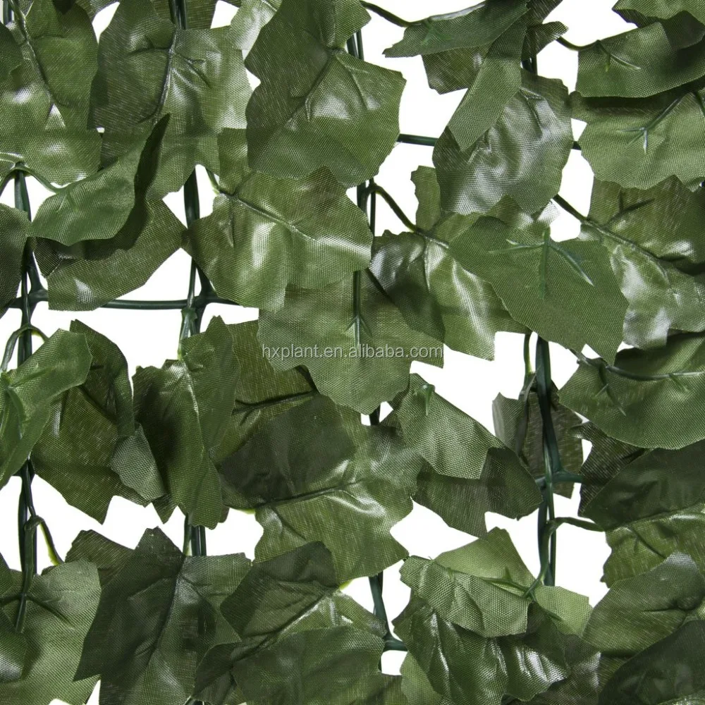Erweiterbarer Kunst-Efeu-Sichtschutz, Garten-Dekoration fr Drauen,  Efeu-Bltter-Ranken-Pflanze, Sichtschutz-Wand, Knstliche Efeu-Hecke,  Grner Zaun