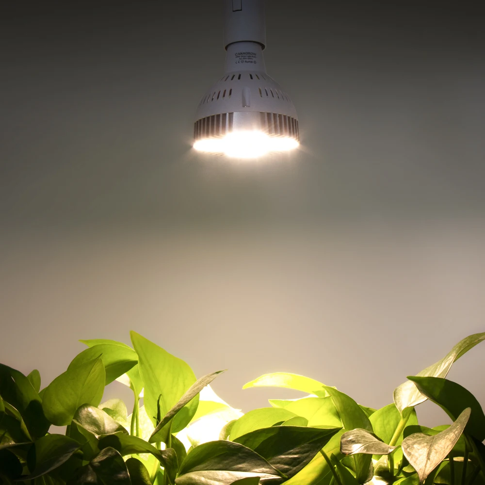 48W LED Grow Light E27 Lamp Bulb For Plant Hydroponic Full Spectrum Upgraded JJ 