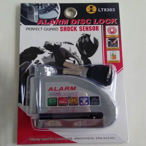 motorcycle disc alarm lock