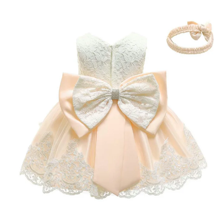 Модное летнее платье с цветами для новорожденных, праздничное платье для младенцев