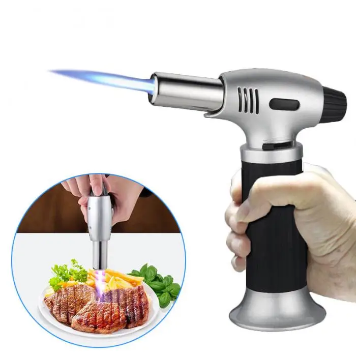 Butane Gas Lighter Blow Torch Refillable Chef Cooking Kitchen Welding Soldering