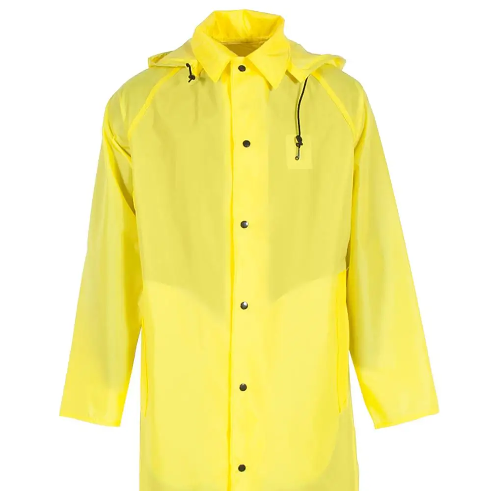 classic yellow raincoat