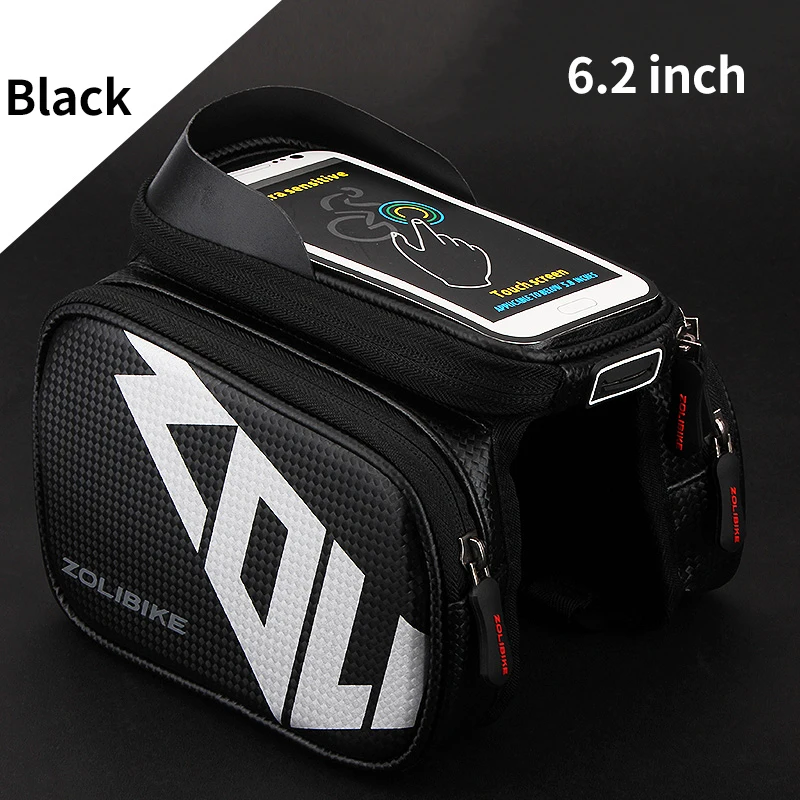 Сумка велосипедная ZOLi ZL2107, рама из ПВХ, седло для велосипеда, водонепроницаемая, для мобильного телефона