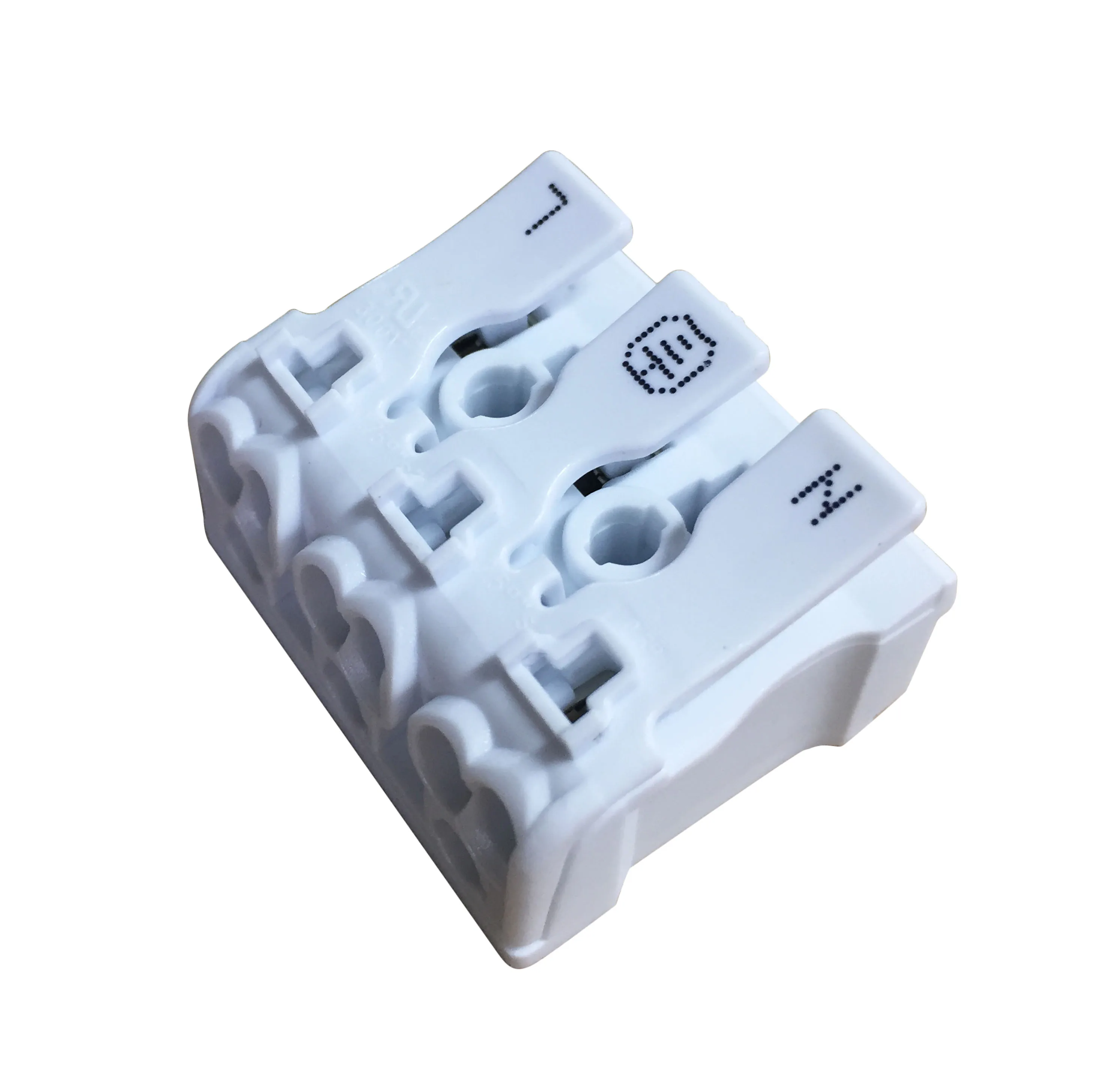 Conlight P02 Series Easy Mounting 3 Pin Push Wire Terminal for Lighting