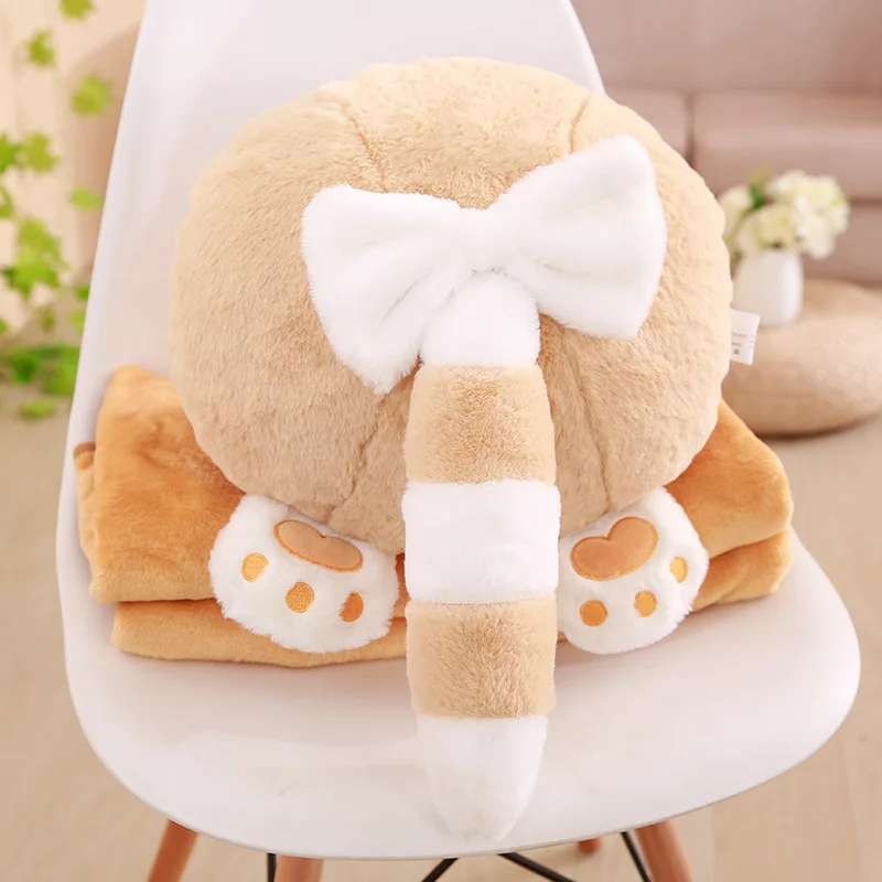 Wholesale Tricky Gift Cat Ass Shape Dual Use Plush Toy