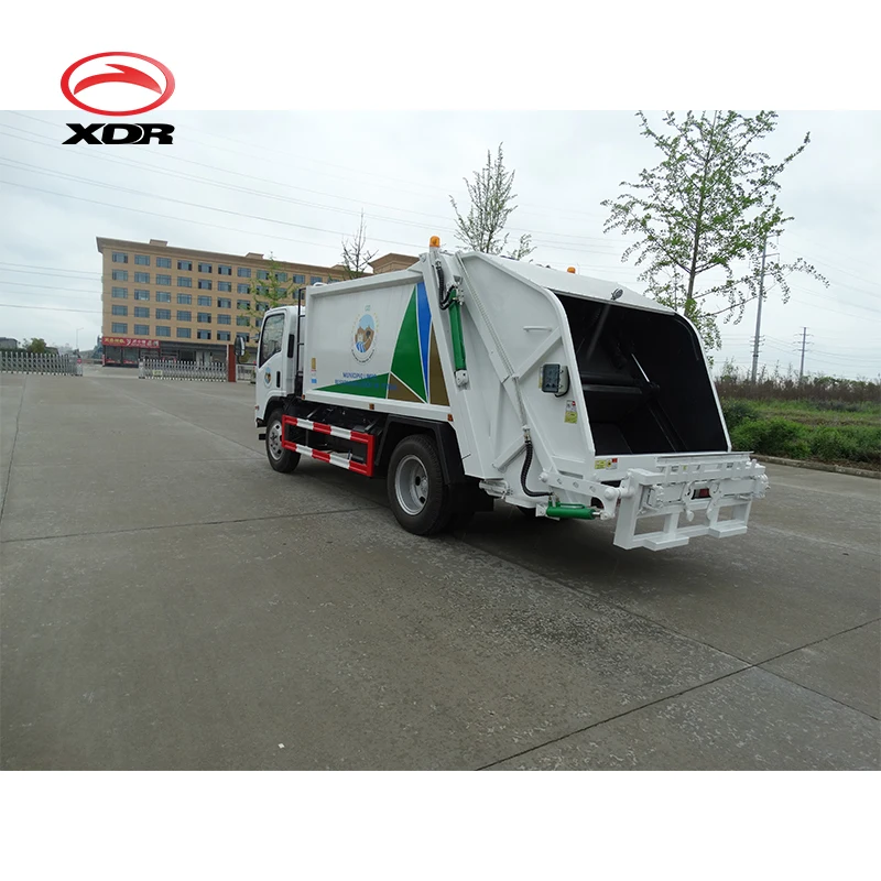 Мини 3 тонный уплотнитель мусоровоз