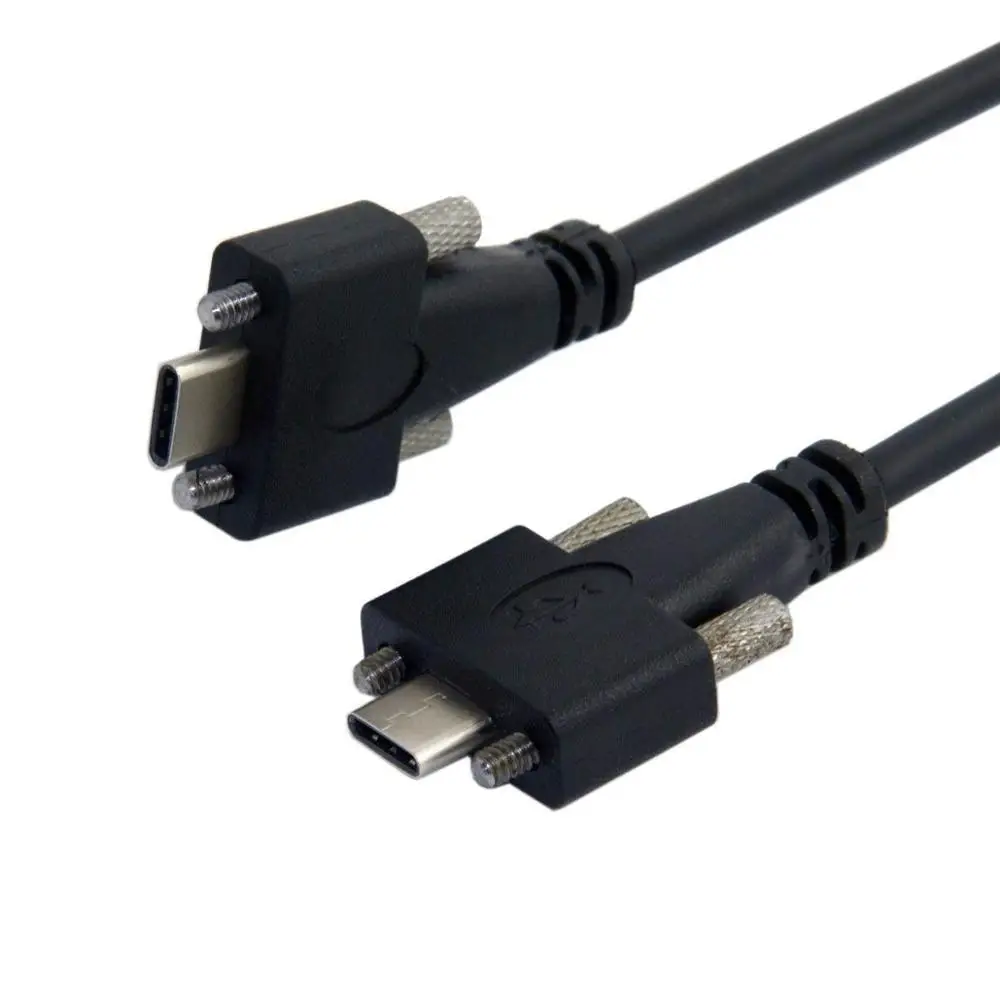 Usb 3.1 Type-c Screwing Locking Data Cable 1.2m Oem