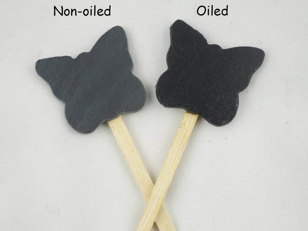 Бабочка Арт Декор 15*6 см четыре формы Обрезной край шифер Садоводство этикетка ярлыки завода сад теги шифер завод маркер