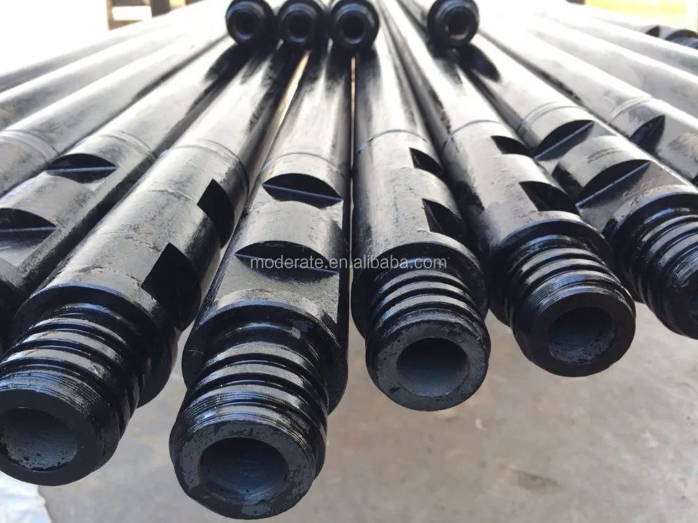 2 3/8 1m 2m 3m DTH Spare Parts Drill Pipe Auger Drill Rod for Drill Machine