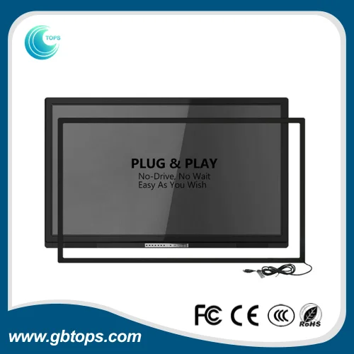 
60 дюймов оригинальный большой дюймов 10 точек касания ИК сенсорный экран панели для школы 