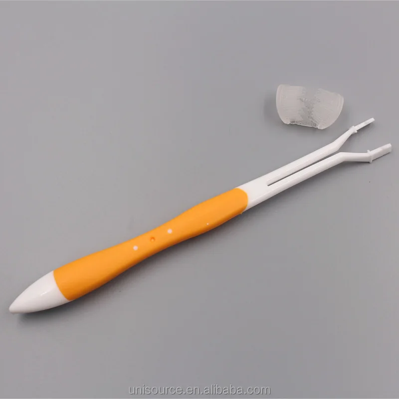 High Quality Pet Toothbrush Two Heads 360 Deep Cleaning Sided Bristles Manual Toothbrush With Soft Bristle