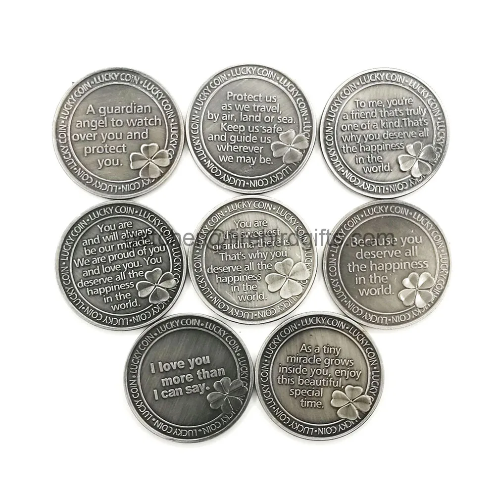사용자 정의 골동품 실버 나는 행운의 동전을 말할 수있는 것보다 더 당신을 사랑합니다| Alibaba.com