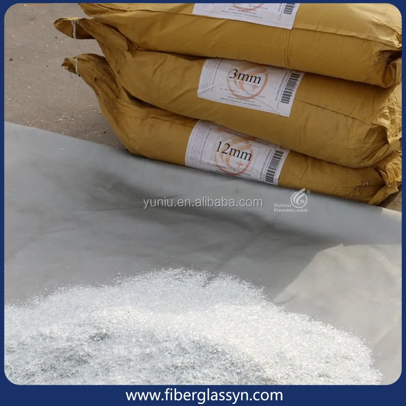 Concrete Reinforcement Basalt Fiber Chopped Strands Fiberglass Chopped Strands for Spiral Stairs