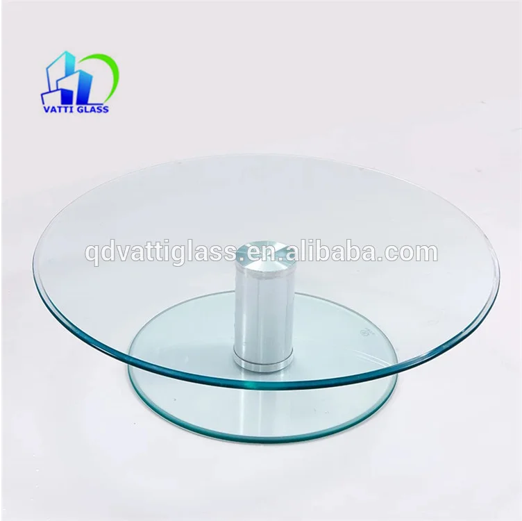 Стеклянная Поворотная тарелка столик для отеля ресторана
