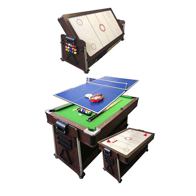 KD High Quality Soccer Table MDF Air Hockey Table 3 In 1 Multi Game Pool  Table