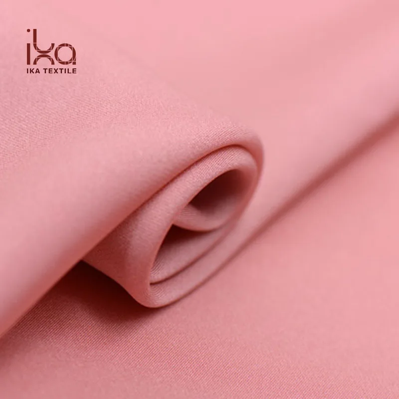 High Quality Thick Silk Fabric Spandex Fancy Crepe Georgette Solid Colors Plain Organic Woven Charmeuse for Dresses Washable
