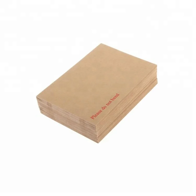 Hard Board Back Brown Envelope Do Not Bend A3 A4 A5 A6 Quick