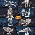 7 kinds star war models 3D DIY metal puzzle jigsaw metal model whole sale building model