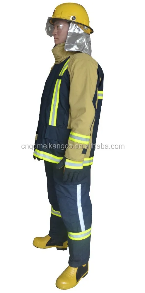 Pompier lutte contre l'incendie ignifuge coton formation uniforme