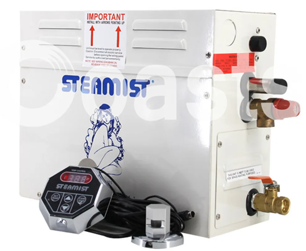 Steam Sauna Generator by Manual or Automatic Drain