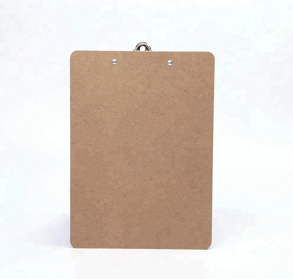 Горячая продажа высокое качество дешевые индивидуальные A4 деревянный буфер обмена для офиса/школы