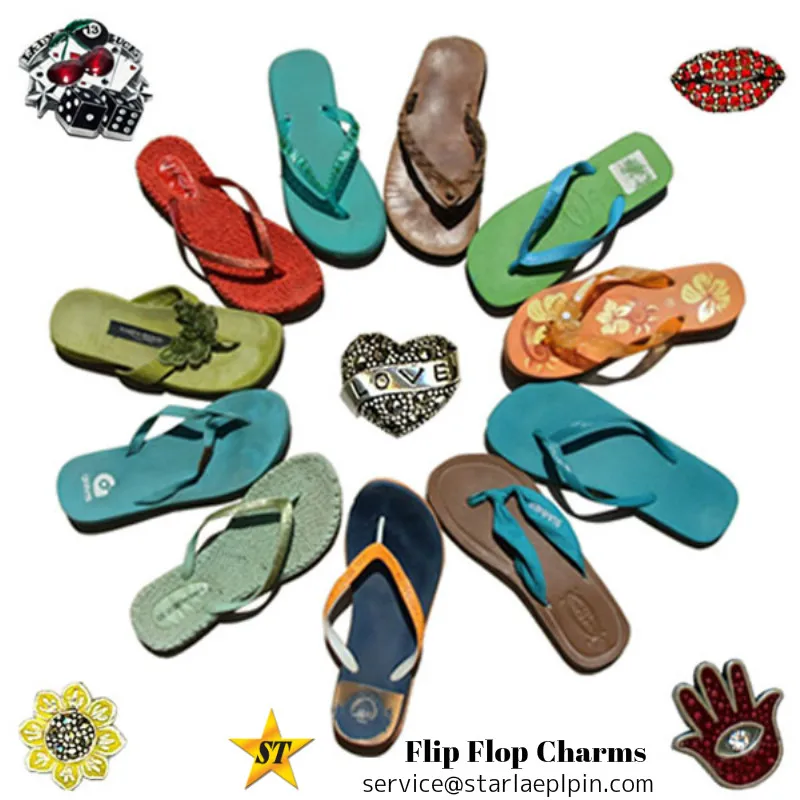 flip flop charms bulk