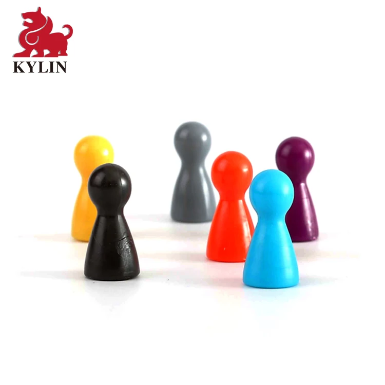 40pcs Human Shape Chess Pieces Board Game Pawns Plastic Game Pieces  Accessory