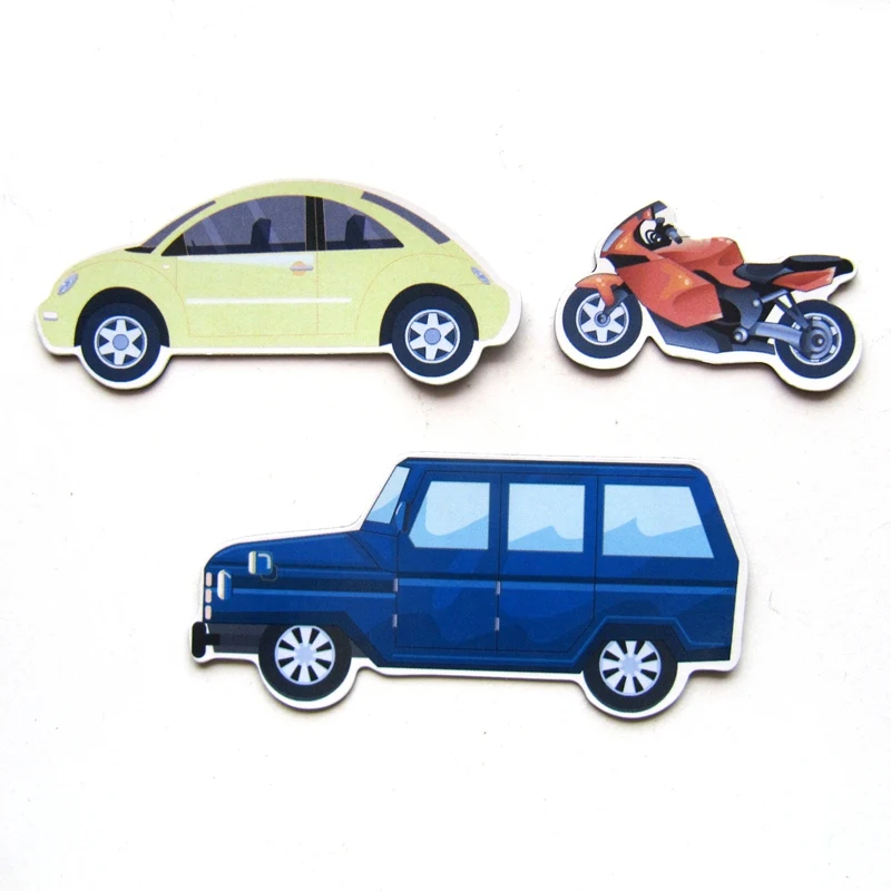 Подгонянная форма автомобиля дешевый рекламный подарок магнит на холодильник дешевое продвижение