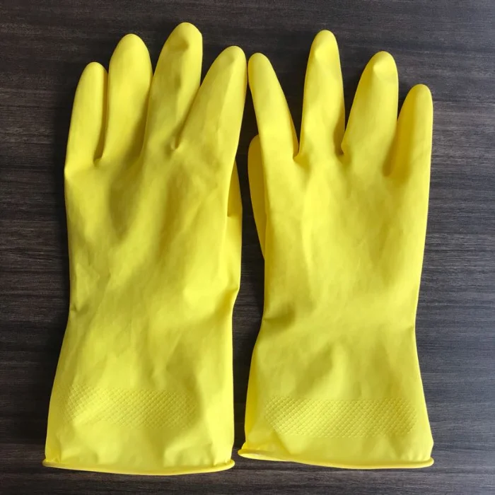 Top Selling 40g Red Household Gloves Cleaning Latex Gloves Kitchen