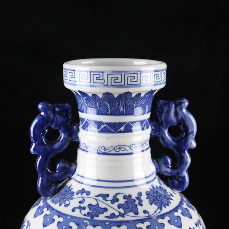 中国龙图案瓷装饰古董花瓶| Alibaba.com