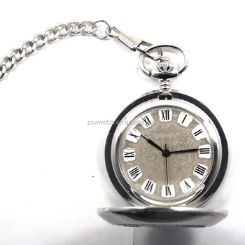 Fashion Casual Design Pocket Watch Hand Watches PSW Modern Silver Customer's Logo Alloy Stainless Steel