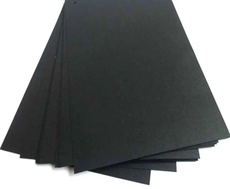 Черная бумага картон