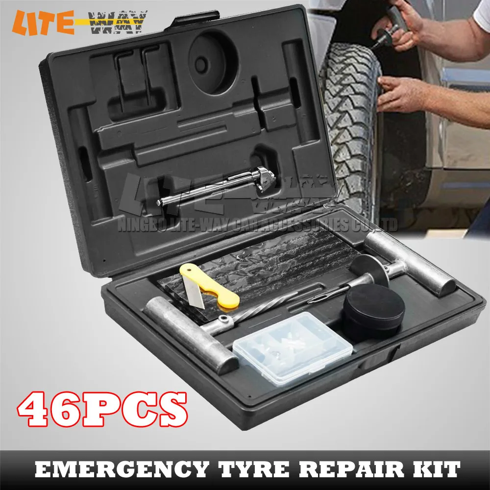 46шт Ремонтный Набор для шин Комплект ремонта